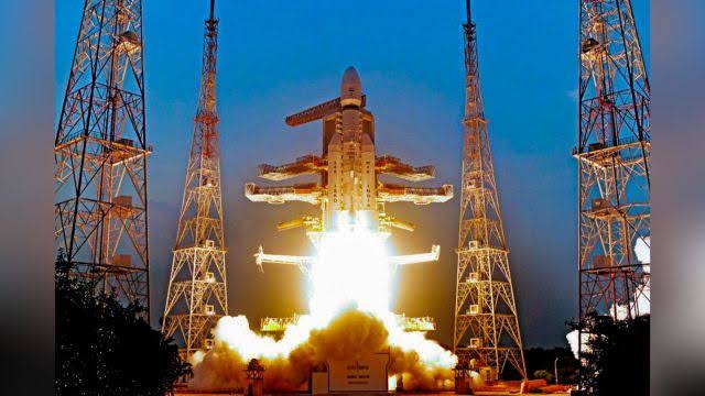 ISRO Gaganyaan LVM3 rocket on launch pad